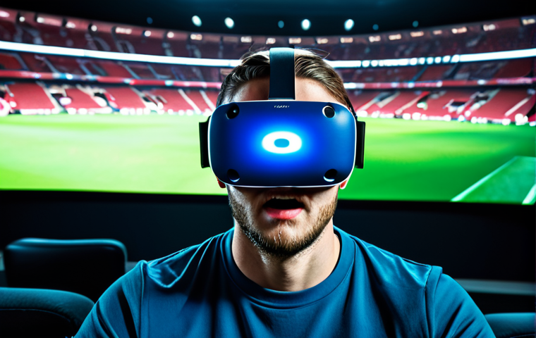 스포츠마케팅과 멀티미디어 콘텐츠 활용 사례 - Image Prompt 1: Immersive VR/AR Sports Experience** 스포츠마케팅과 멀티미디어 콘텐츠 활용 사례 - Image Prompt 1: Immersive VR/AR Sports Experience**