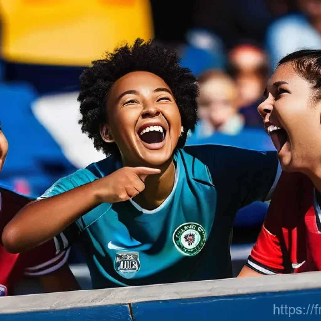 스포츠마케팅 실습 과제 성공 팁 - **Prompt Title: The Heart of the Fan Community**
A diverse group of sports fans of various ages ...