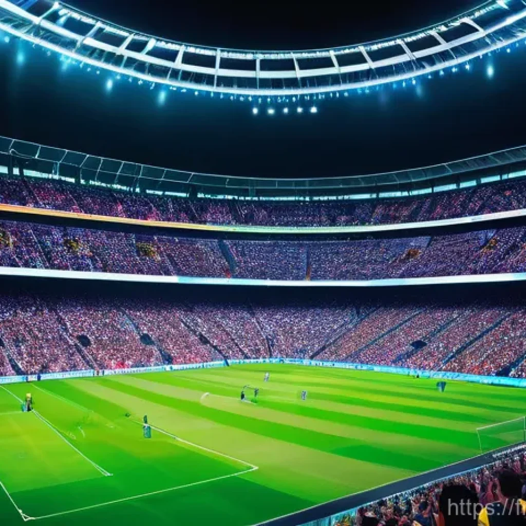 스포츠마케팅 관련 공모전 참여 팁 - **Prompt 1: Futuristic Stadium Fan Experience**
A vibrant, wide-angle shot of a diverse crowd in...