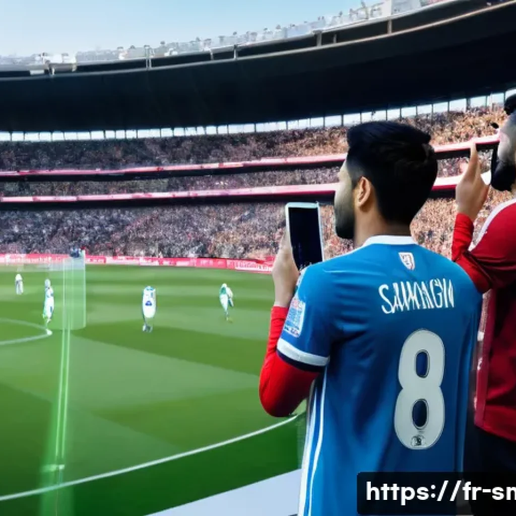 스포츠마케팅 관련 글로벌 이벤트 참여 가이드 - **Prompt: The Heart of Fan Engagement: Blending Physical and Digital Immersion**
"A vibrant and ...