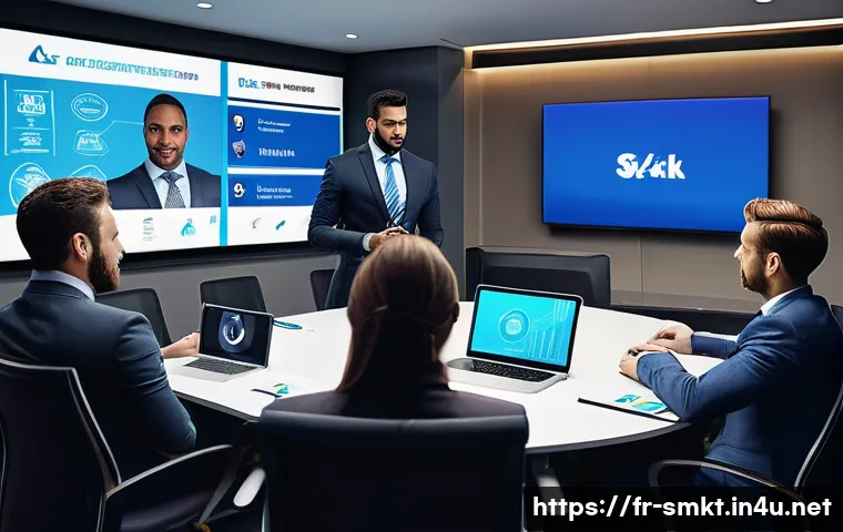 스포츠마케팅 전문가의 협상 기술 발전 - A professional business negotiation scene focused on a sports sponsorship deal, showing a diverse gr...