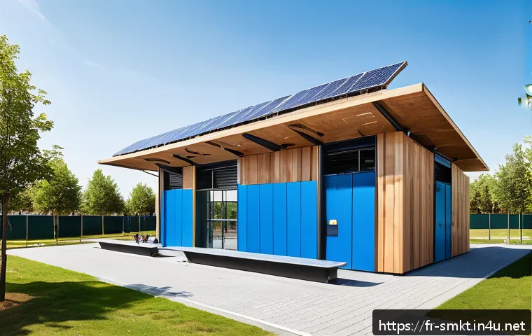 스포츠 이벤트 운영에서의 환경 친화적 요소 - A vibrant outdoor sports event in France showcasing eco-friendly modular stadium infrastructure made...